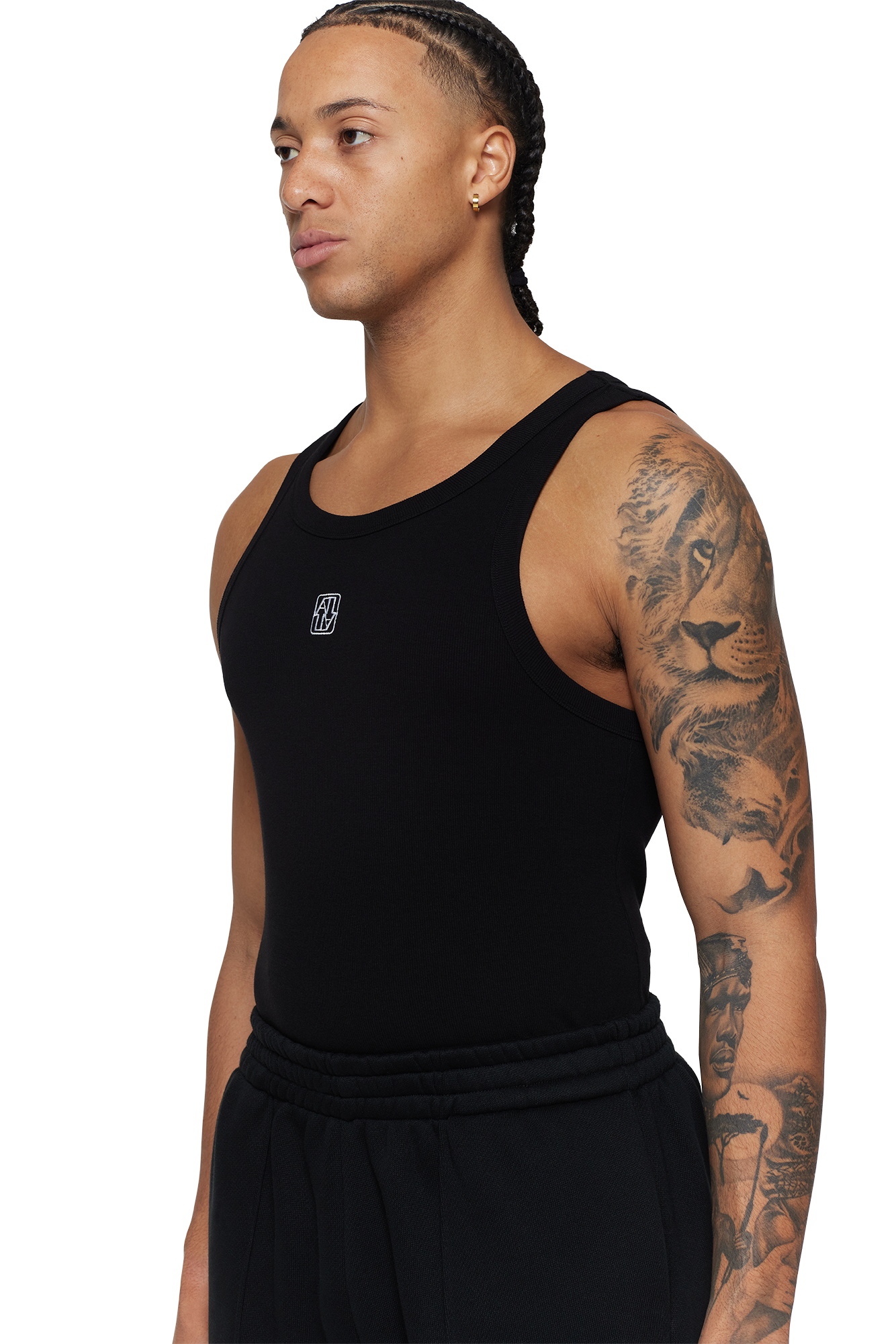 Black Men’s Singlet