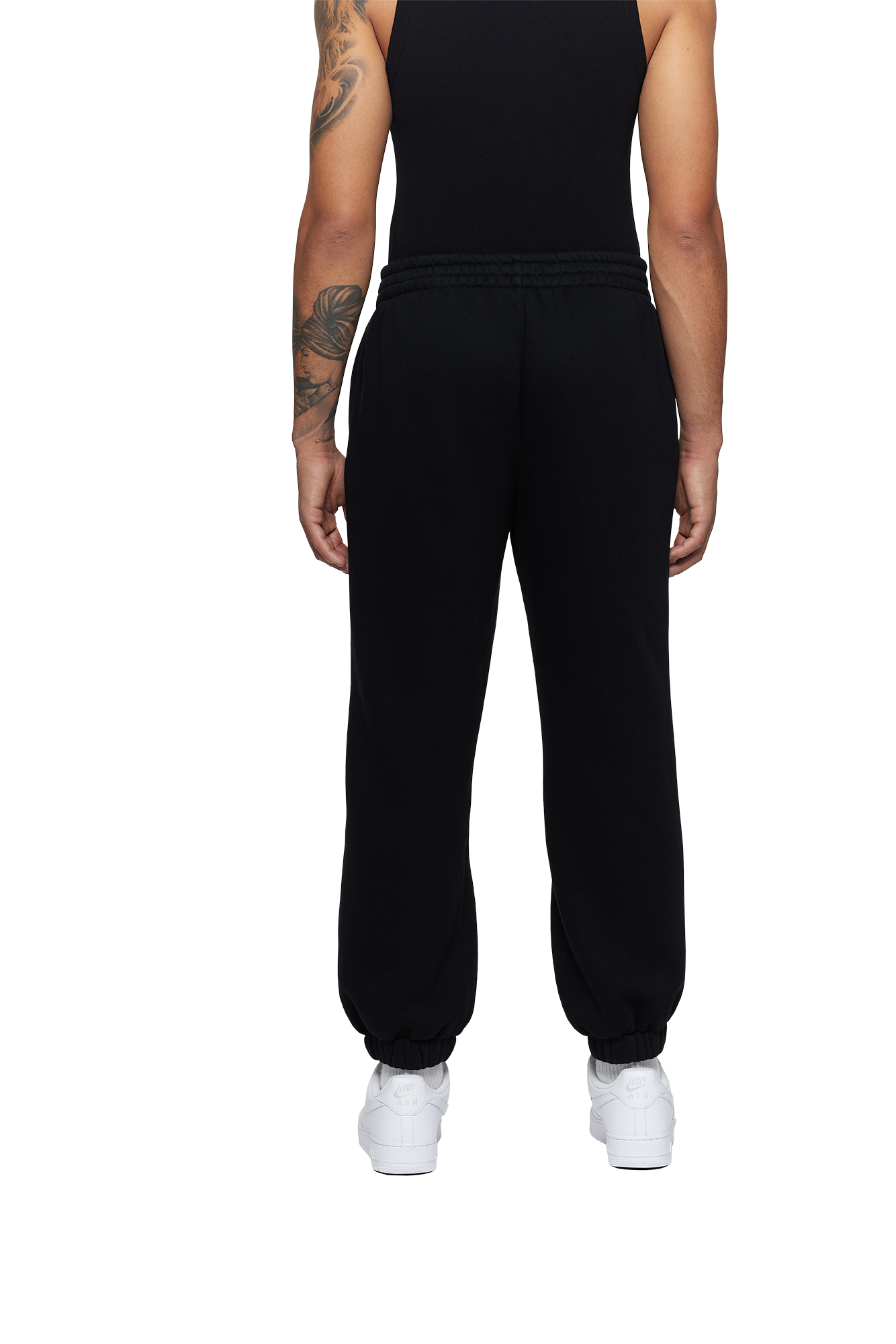 Black Mens's Track Pant