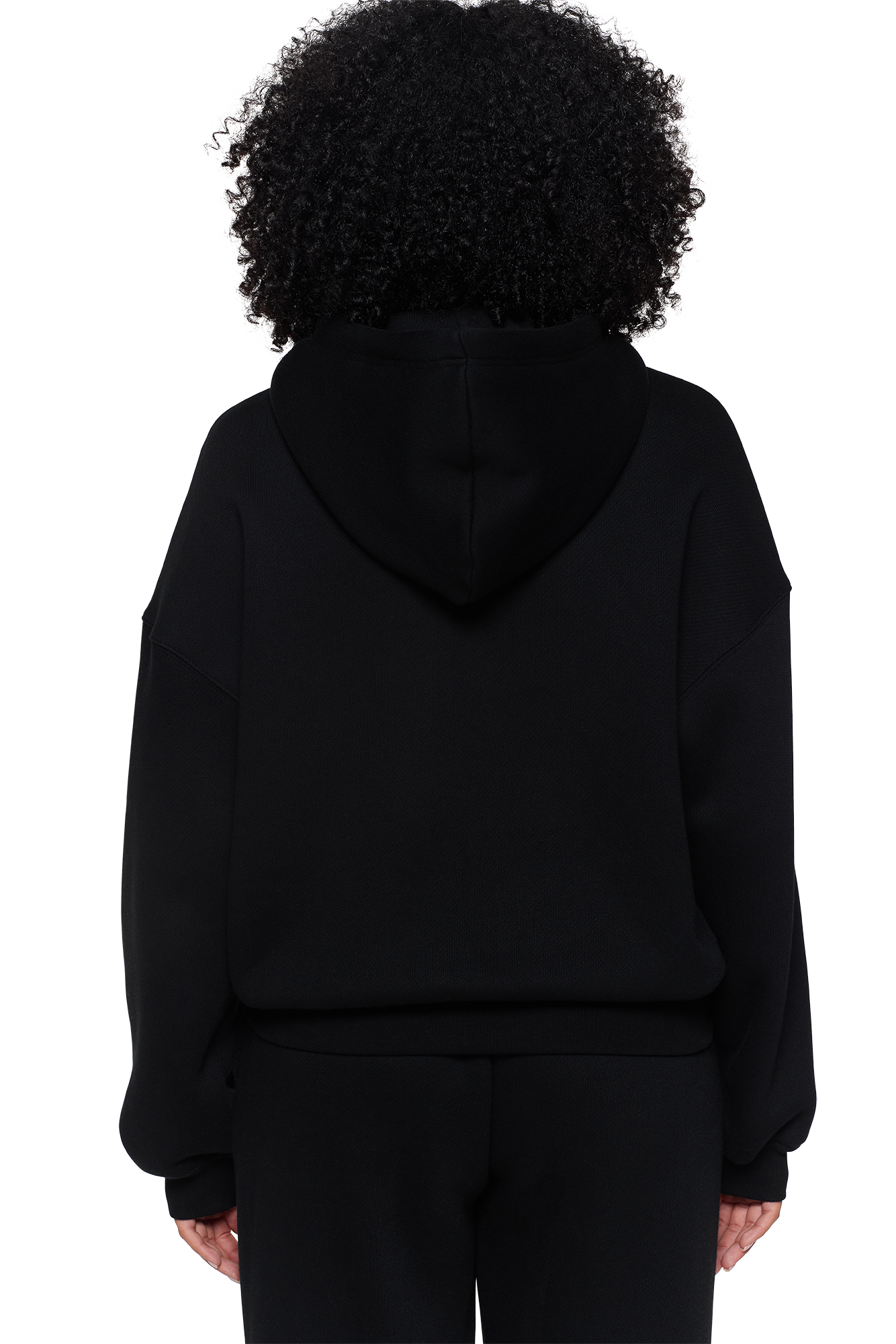 Black Unisex Zip Hoodie