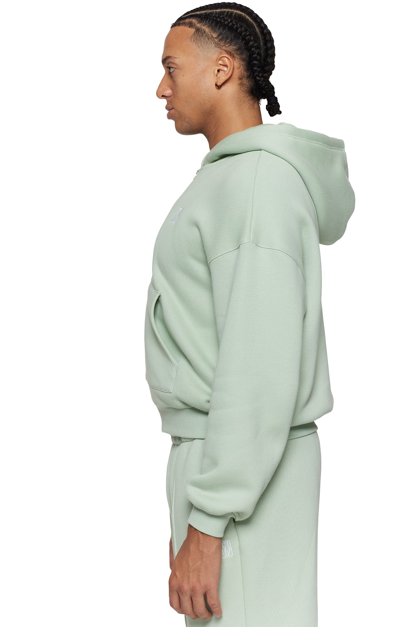 Sage Unisex Zip Hoodie